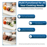 Double-Sided Stainless Steel Cutting Board