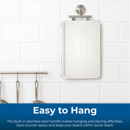 Double-Sided Stainless Steel Cutting Board