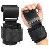 Weight Lifting Hooks with Wrist Straps
