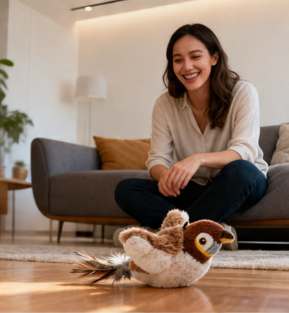 Interactive Bird Cat Toy