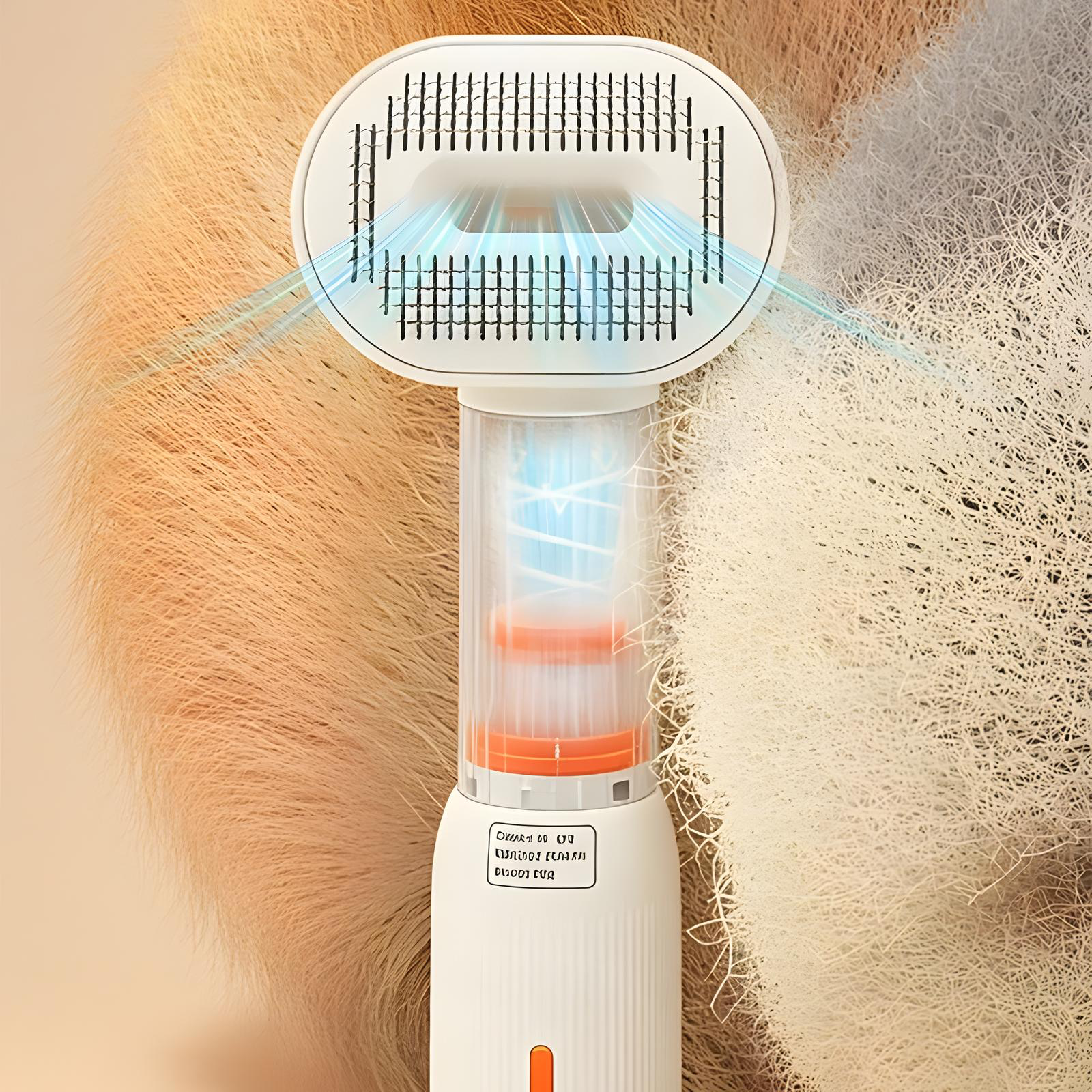 Battery Operated Pet Comb Deshedding Tool Compacts 4 in 1 Pet Grooming Brush