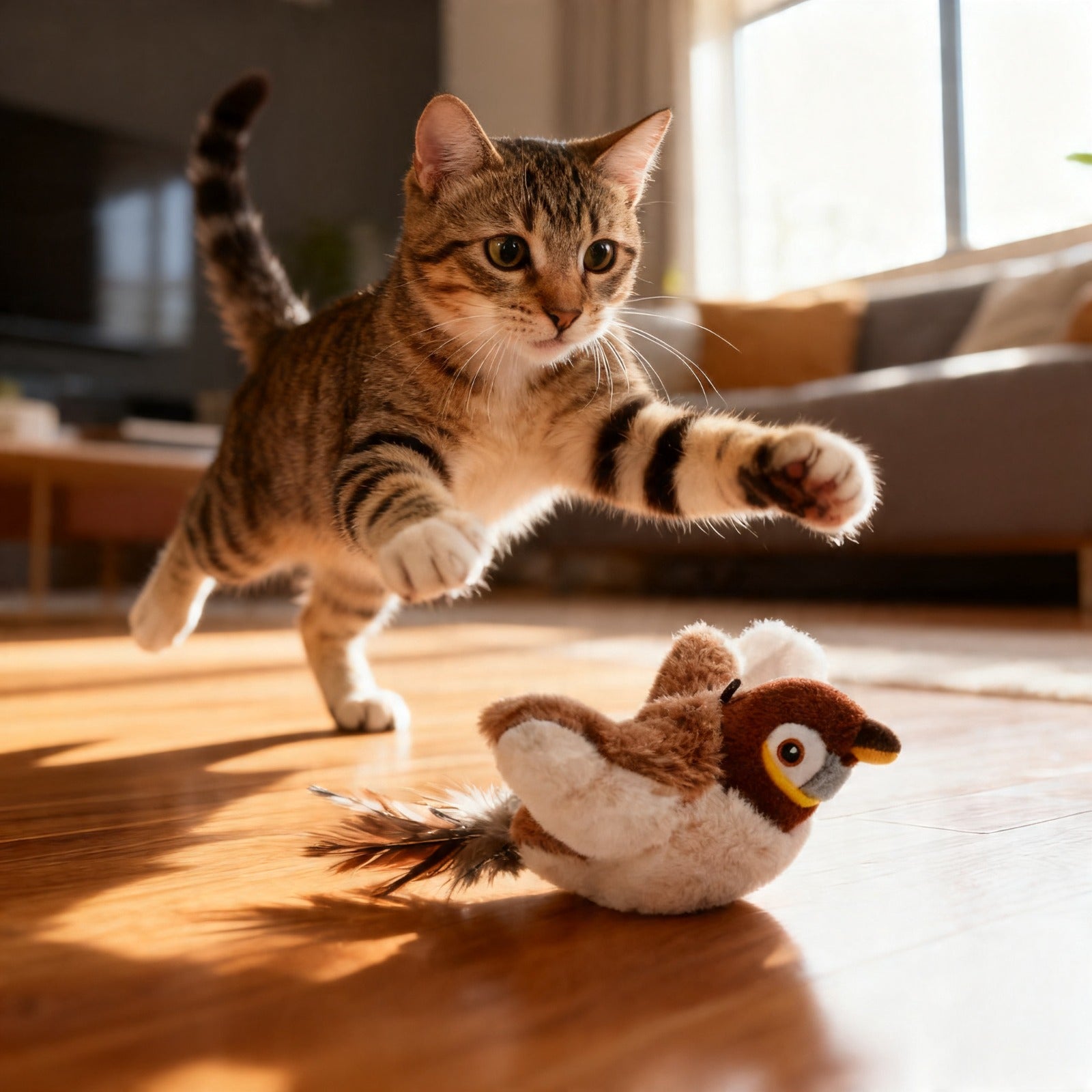 Interactive Bird Cat Toy