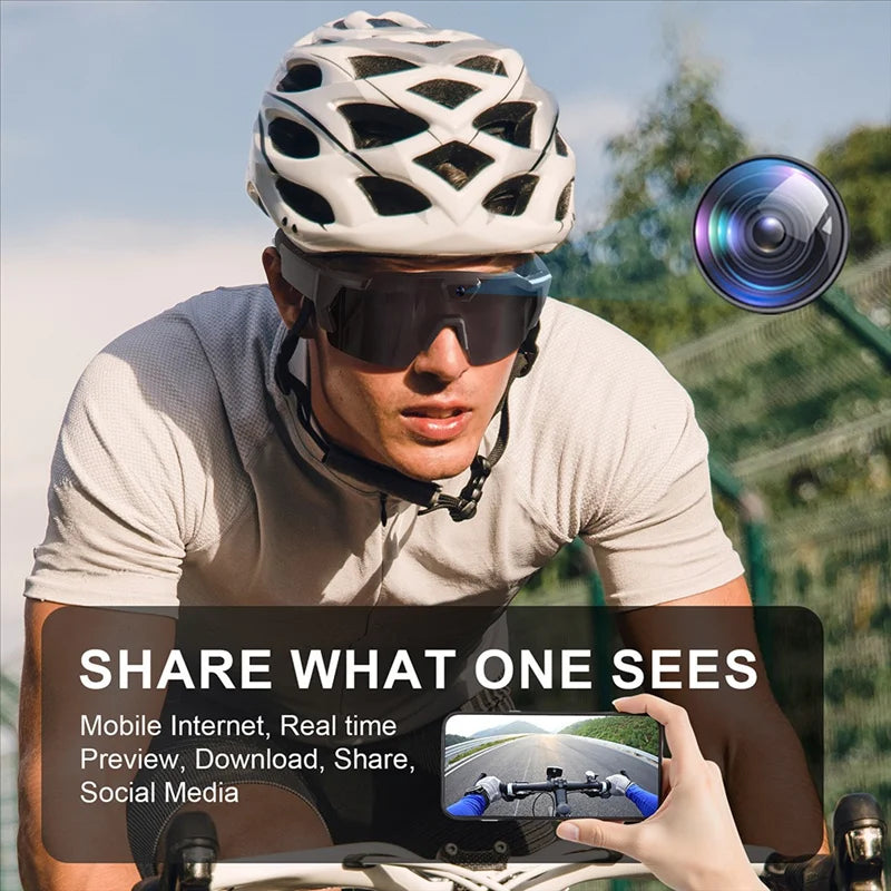 Bicycle Sports POV Camera Glasses