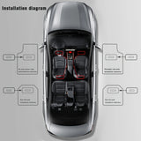 Personalized Car Floor Mat Light