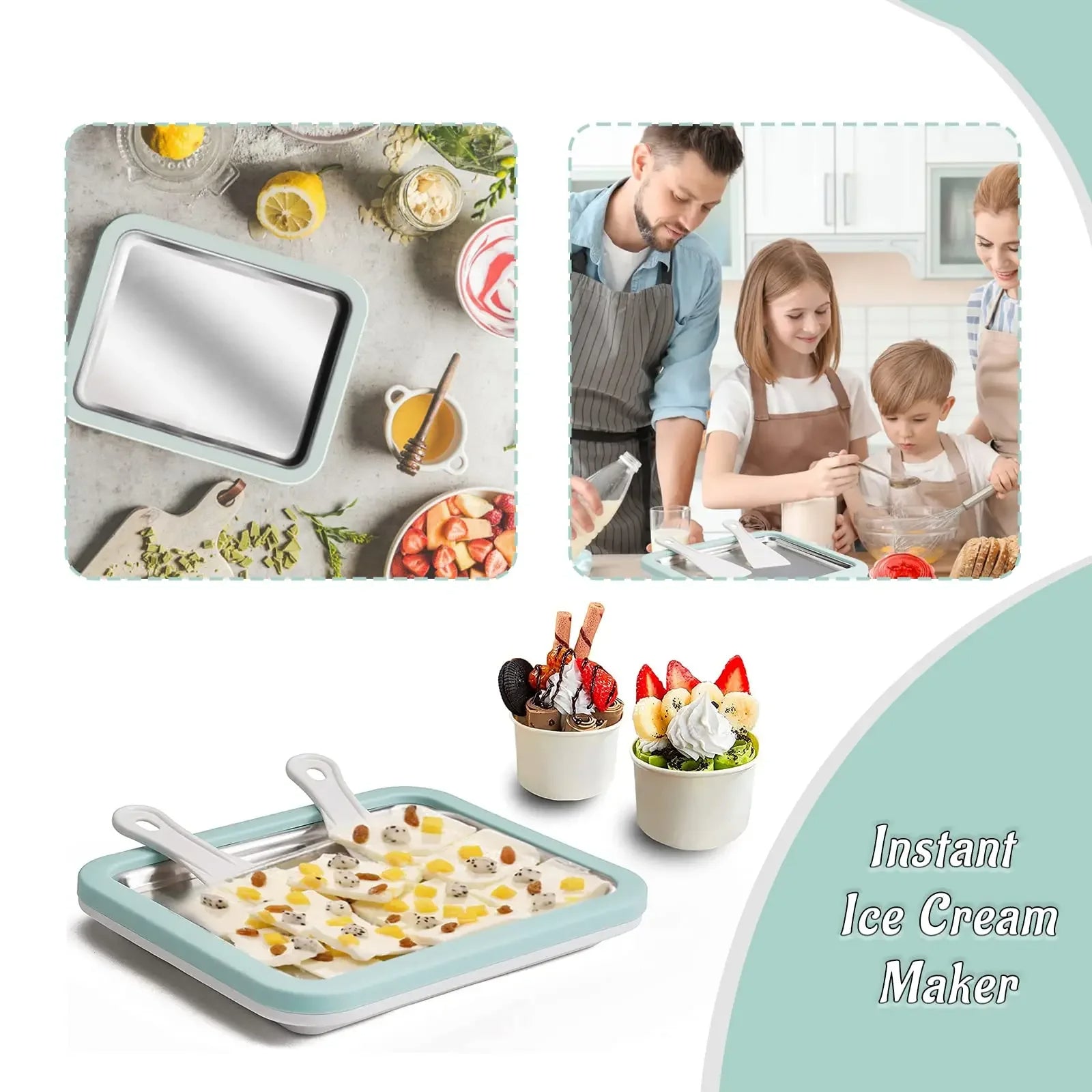 Ice Cream Maker Pan