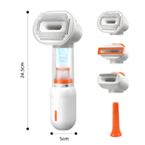 Battery Operated Pet Comb Deshedding Tool Compacts 4 in 1 Pet Grooming Brush