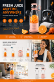 Portable Electric Blender Fruit Mixers