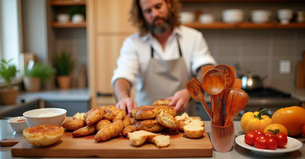 Zahara's - Premium Acacia Wood Cooking Utensils Set, 8-Piece Handcrafted Kitchen Tools with Holder, Premium Wood Spoons, Spatulas and Strainer for Home Cooking