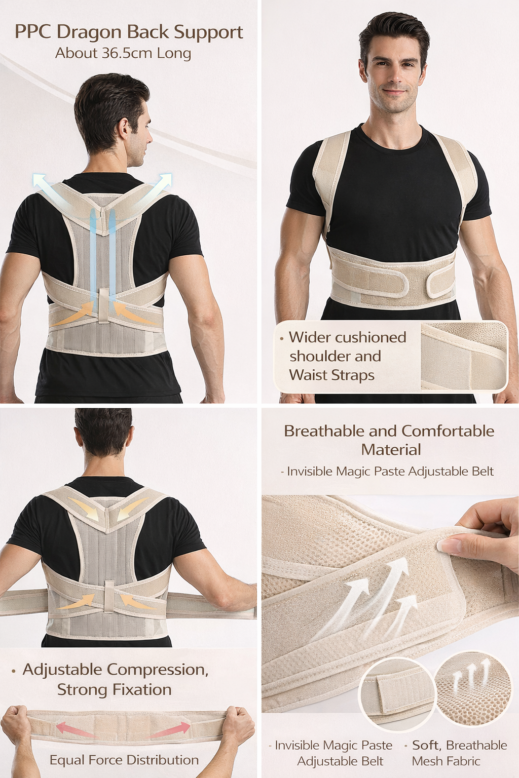 Posture Corrector for Back Pain Relief